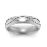 Load image into Gallery viewer, Infinity Grooved Mens Gold Ring
