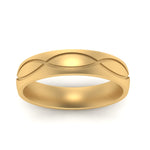 Load image into Gallery viewer, Infinity Grooved Mens Gold Ring
