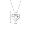 Load image into Gallery viewer, infinity-heart-pendant-white-gold-fdpd11553angle1-nl-wg-hw