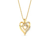 Load image into Gallery viewer, infinity-heart-pendant-yellow-gold-fdpd11553angle3-nl-yg