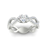 Load image into Gallery viewer, infinity-heart-shaped-twist-diamond-engagement-ring-in-white-gold-FD11157HTRANGLE3-NL-WG
