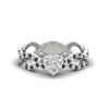 Load image into Gallery viewer, infinity-heart-shaped-twist-diamond-engagement-ring-with-black-diamond-in-white-gold-FD11157HTRGBLACKANGLE3-NL-WG
