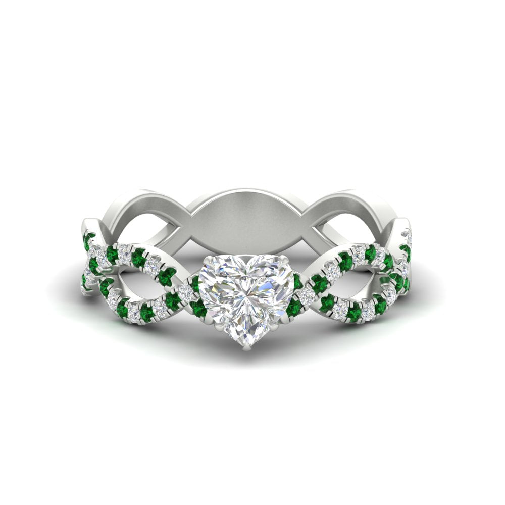 infinity-heart-shaped-twist-diamond-engagement-ring-with-emerald-in-white-gold-FD11157HTRGEMGRANGLE3-NL-WG