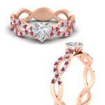 Load image into Gallery viewer, infinity-heart-shaped-twist-diamond-engagement-ring-with-pink-sapphire-in-rose-gold-FD11157HTRGSADRPIANGLE3-NL-RG
