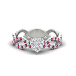 Load image into Gallery viewer, infinity-heart-shaped-twist-diamond-engagement-ring-with-pink-sapphire-in-white-gold-FD11157HTRGSADRPIANGLE3-NL-WG
