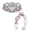 Load image into Gallery viewer, infinity-heart-shaped-twist-diamond-engagement-ring-with-pink-sapphire-in-white-gold-FD11157HTRGSADRPIANGLE3-NL-WG