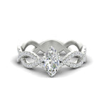 Load image into Gallery viewer, infinity-marquise-cut-twist-diamond-engagement-ring-in-white-gold-FD11157MQRANGLE3-NL-WG
