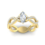 Load image into Gallery viewer, infinity-marquise-cut-twist-diamond-engagement-ring-in-yellow-gold-FD11157MQRANGLE3-NL-YG
