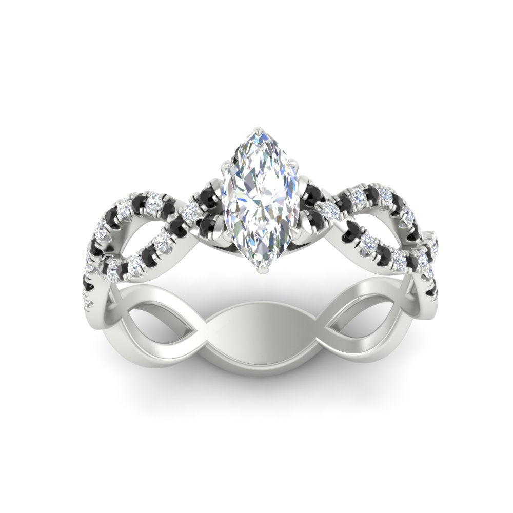 infinity-marquise-cut-twist-diamond-engagement-ring-with-black-diamond-in-white-gold-FD11157MQRGBLACKANGLE3-NL-WG