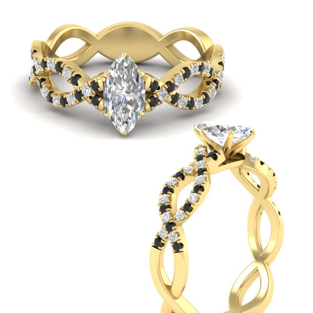 infinity-marquise-cut-twist-diamond-engagement-ring-with-black-diamond-in-yellow-gold-FD11157MQRGBLACKANGLE3-NL-YG