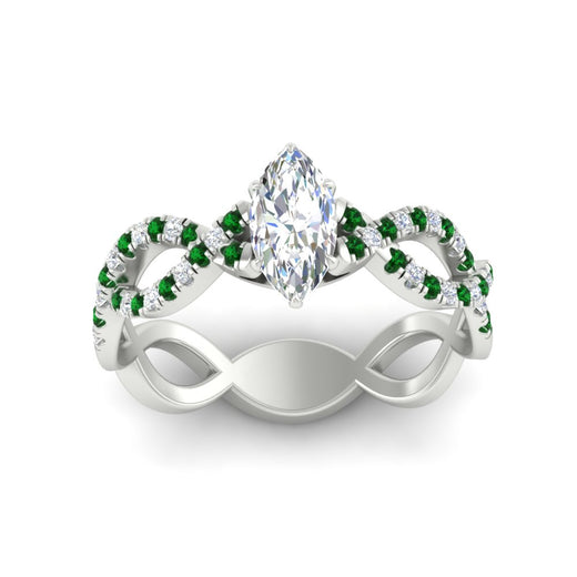 infinity-marquise-cut-twist-diamond-engagement-ring-with-emerald-in-white-gold-FD11157MQRGEMGRANGLE3-NL-WG