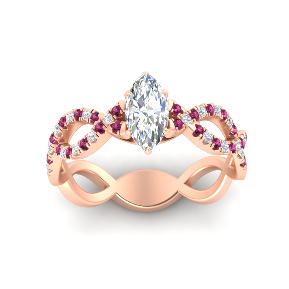 infinity-marquise-cut-twist-diamond-engagement-ring-with-pink-sapphire-in-rose-gold-FD11157MQRGSADRPIANGLE3-NL-RG
