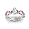 Load image into Gallery viewer, infinity-marquise-cut-twist-diamond-engagement-ring-with-pink-sapphire-in-white-gold-FD11157MQRGSADRPIANGLE3-NL-WG