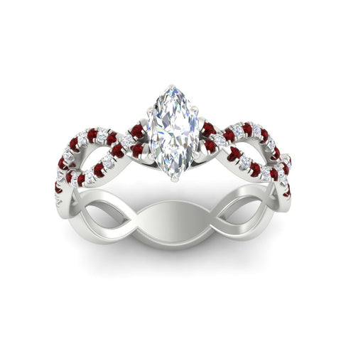 infinity-marquise-cut-twist-diamond-engagement-ring-with-ruby-in-white-gold-FD11157MQRGRUDRANGLE3-NL-WG