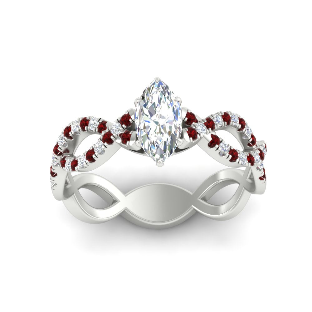 infinity-marquise-cut-twist-diamond-engagement-ring-with-ruby-in-white-gold-FD11157MQRGRUDRANGLE3-NL-WG