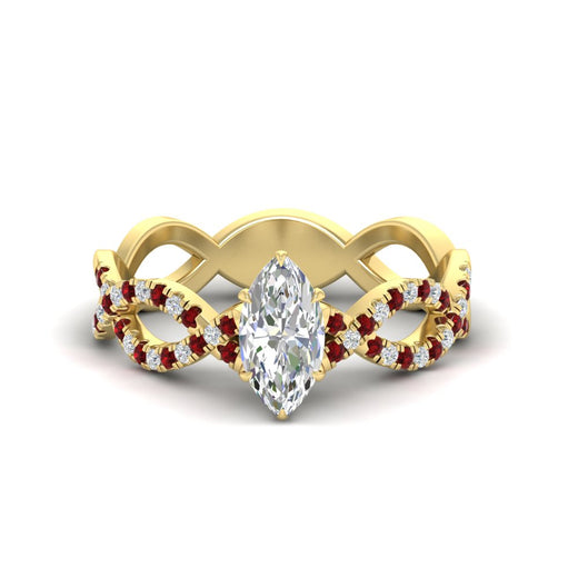 infinity-marquise-cut-twist-diamond-engagement-ring-with-ruby-in-yellow-gold-FD11157MQRGRUDRANGLE3-NL-YG