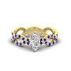 Load image into Gallery viewer, infinity-marquise-cut-twist-diamond-engagement-ring-with-sapphire-in-yellow-gold-FD11157MQRGSABLANGLE3-NL-YG