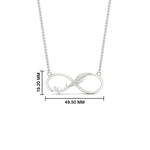 Load image into Gallery viewer, infinity-name-necklace-in-FDPD11295-NL-WG
