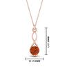 Load image into Gallery viewer, Infinity Solitaire Pendant
