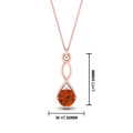 Thumbnail 42 - Infinity Solitaire Pendant