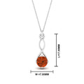 Thumbnail 46 - Infinity Solitaire Pendant