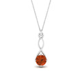 Thumbnail 45 - Infinity Solitaire Pendant