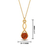 Load image into Gallery viewer, Infinity Solitaire Pendant