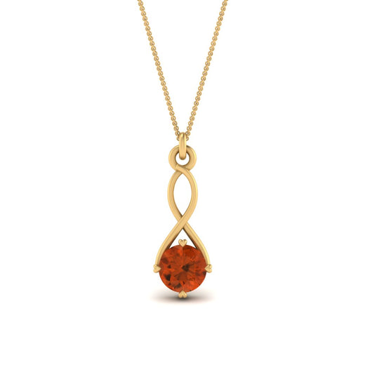 Infinity Solitaire Pendant