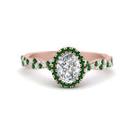 Load image into Gallery viewer, infinity-oval-halo-diamond-engagement-ring-with-emerald-in-rose-gold-FD9126OVRGEMGR-NL-RG_5a068290-e8c3-483a-9d77-f1a8c554986f?v=1757924932
