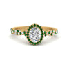 Load image into Gallery viewer, infinity-oval-halo-diamond-engagement-ring-with-emerald-in-yellow-gold-FD9126OVRGEMGR-NL-YG_3807f0d9-1f31-4711-8eae-4cf1b94bdc73?v=1757924932