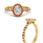 Load image into Gallery viewer, infinity-oval-halo-diamond-engagement-ring-with-orange-sapphire-in-yellow-gold-FD9126OVRGSAORANGLE3-NL-YG_709aaef4-83d8-4b5d-a2a5-3a6b83d150d4?v=1757924932
