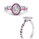 Load image into Gallery viewer, infinity-oval-halo-diamond-engagement-ring-with-pink-sapphire-in-white-gold-FD9126OVRGSADRPIANGLE3-NL-WG?v=1757924812