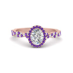 Load image into Gallery viewer, infinity-oval-halo-diamond-engagement-ring-with-purple-topaz-in-rose-gold-FD9126OVRGVITO-NL-RG?v=1757924813