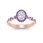 Load image into Gallery viewer, infinity-oval-halo-diamond-engagement-ring-with-purple-topaz-in-rose-gold-FD9126OVRGVITOANGLE5-NL-RG?v=1757924813