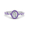 Load image into Gallery viewer, infinity-oval-halo-diamond-engagement-ring-with-purple-topaz-in-white-gold-FD9126OVRGVITO-NL-WG_4f1eea81-ae11-48f7-9b0f-0e21ea887a4c?v=1757924932