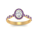 Load image into Gallery viewer, infinity-oval-halo-diamond-engagement-ring-with-purple-topaz-in-yellow-gold-FD9126OVRGVITOANGLE5-NL-YG_5381c321-b492-4108-b0bb-422f5973d25e?v=1757924932
