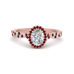 Load image into Gallery viewer, infinity-oval-halo-diamond-engagement-ring-with-ruby-in-rose-gold-FD9126OVRGRUDR-NL-RG_a8c6557b-d8f4-4256-bd8d-f1c27e02c7f7?v=1757924932
