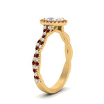 Load image into Gallery viewer, infinity-oval-halo-diamond-engagement-ring-with-ruby-in-yellow-gold-FD9126OVRGRUDRANGLE2-NL-YG?v=1757924813