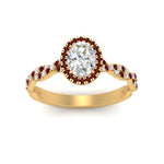 Load image into Gallery viewer, infinity-oval-halo-diamond-engagement-ring-with-ruby-in-yellow-gold-FD9126OVRGRUDRANGLE5-NL-YG?v=1757924812