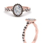 Load image into Gallery viewer, infinity-oval-halo-engagement-ring-with-black-diamond-in-rose-gold-FD9126OVRGBLACKANGLE3-NL-RG?v=1757924813