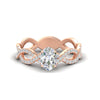 Load image into Gallery viewer, infinity-oval-shaped-twist-diamond-engagement-ring-in-rose-gold-FD11157OVRANGLE3-NL-RG