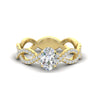 Load image into Gallery viewer, infinity-oval-shaped-twist-diamond-engagement-ring-in-yellow-gold-FD11157OVRANGLE3-NL-YG