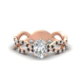 Thumbnail 27 - infinity-oval-shaped-twist-diamond-engagement-ring-with-black-diamond-in-rose-gold-FD11157OVRGBLACKANGLE3-NL-RG