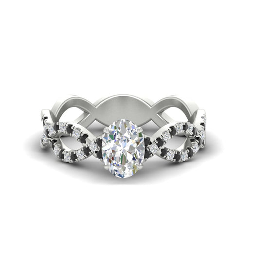 infinity-oval-shaped-twist-diamond-engagement-ring-with-black-diamond-in-white-gold-FD11157OVRGBLACKANGLE3-NL-WG