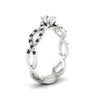 Load image into Gallery viewer, infinity-oval-shaped-twist-diamond-engagement-ring-with-black-diamond-in-white-gold-FD11157OVRGBLACKANGLE3-NL-WG