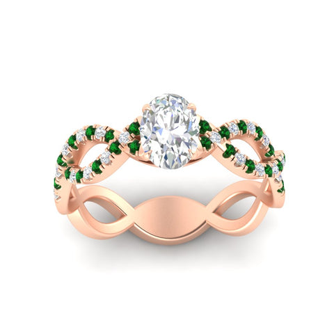 infinity-oval-shaped-twist-diamond-engagement-ring-with-emerald-in-rose-gold-FD11157OVRGEMGRANGLE3-NL-RG
