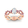 Load image into Gallery viewer, infinity-oval-shaped-twist-diamond-engagement-ring-with-pink-sapphire-in-rose-gold-FD11157OVRGSADRPIANGLE3-NL-RG
