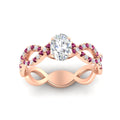 Thumbnail 13 - infinity-oval-shaped-twist-diamond-engagement-ring-with-pink-sapphire-in-rose-gold-FD11157OVRGSADRPIANGLE3-NL-RG