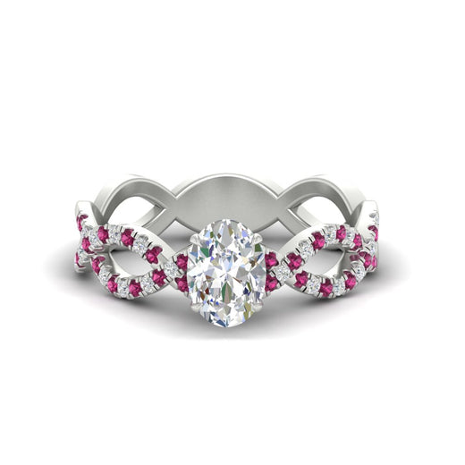 infinity-oval-shaped-twist-diamond-engagement-ring-with-pink-sapphire-in-white-gold-FD11157OVRGSADRPIANGLE3-NL-WG