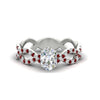 Load image into Gallery viewer, infinity-oval-shaped-twist-diamond-engagement-ring-with-ruby-in-white-gold-FD11157OVRGRUDRANGLE3-NL-WG